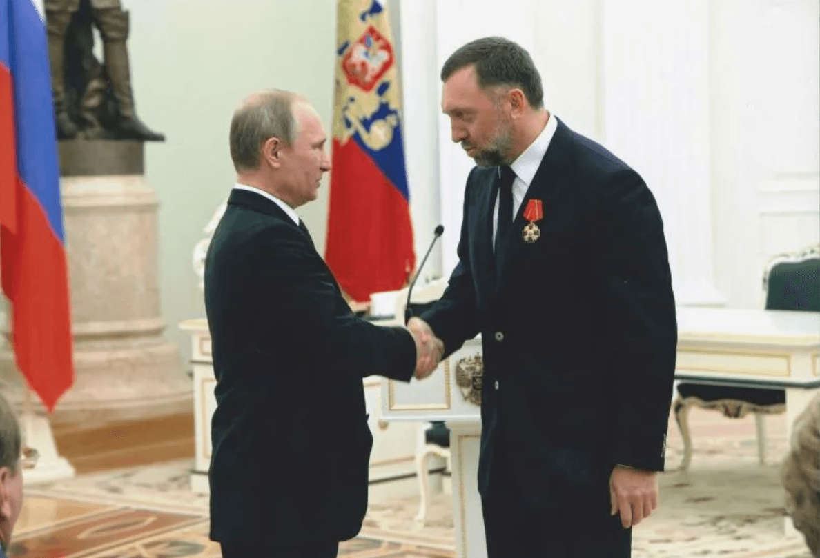 Путин и Дерипаска